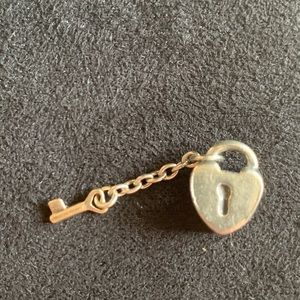 Pandora Charms | Silver and Gold lock and key